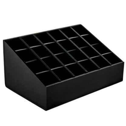 Premium Makeup Organizer – Multi Compartment Lipstick & Brush Storage