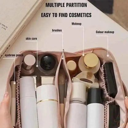 Multi Compartment Makeup Pouch – Organized Beauty Storage